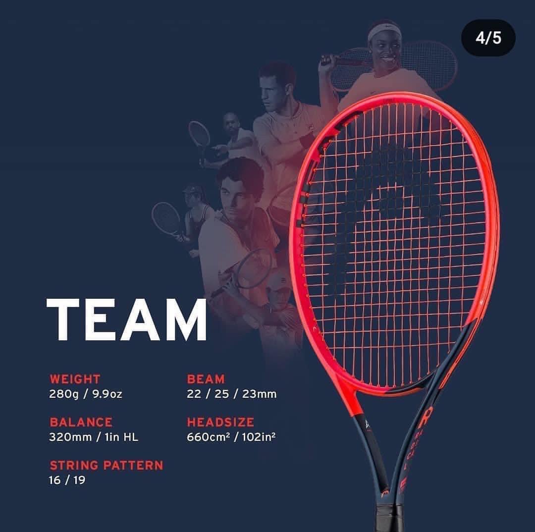 VỢT TENNIS HEAD RADICAL TEAM 2023 (280GR)- 235123