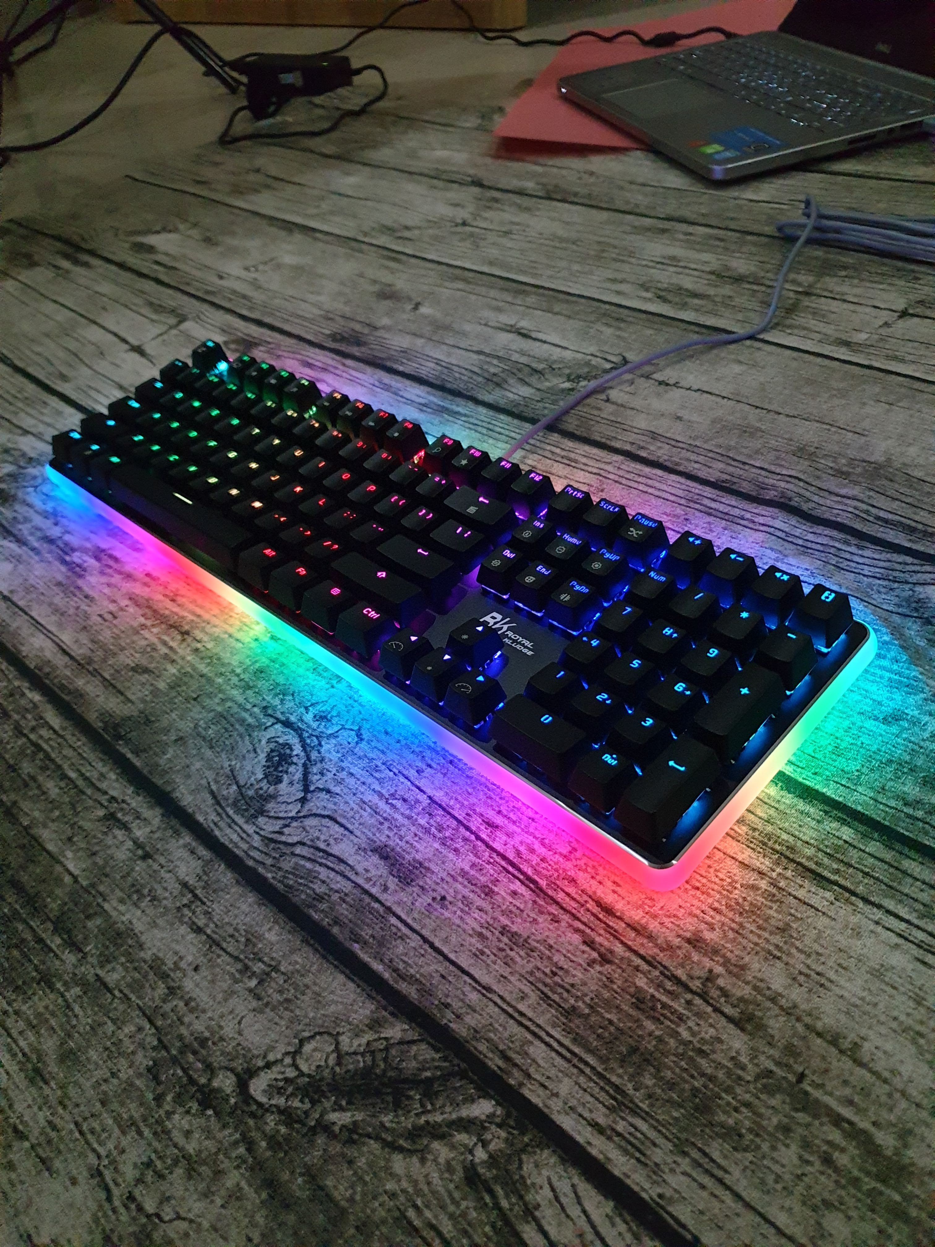 Royal Kludge RK918 RGB Đen - Hàng Nhập Khẩu