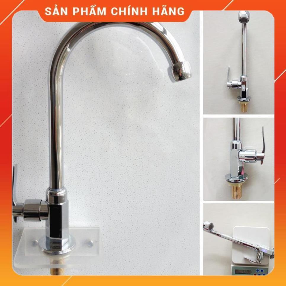 Vòi nước bằng inox 304  thiết kế hiện đại dành cho bồn rửa chén 206806