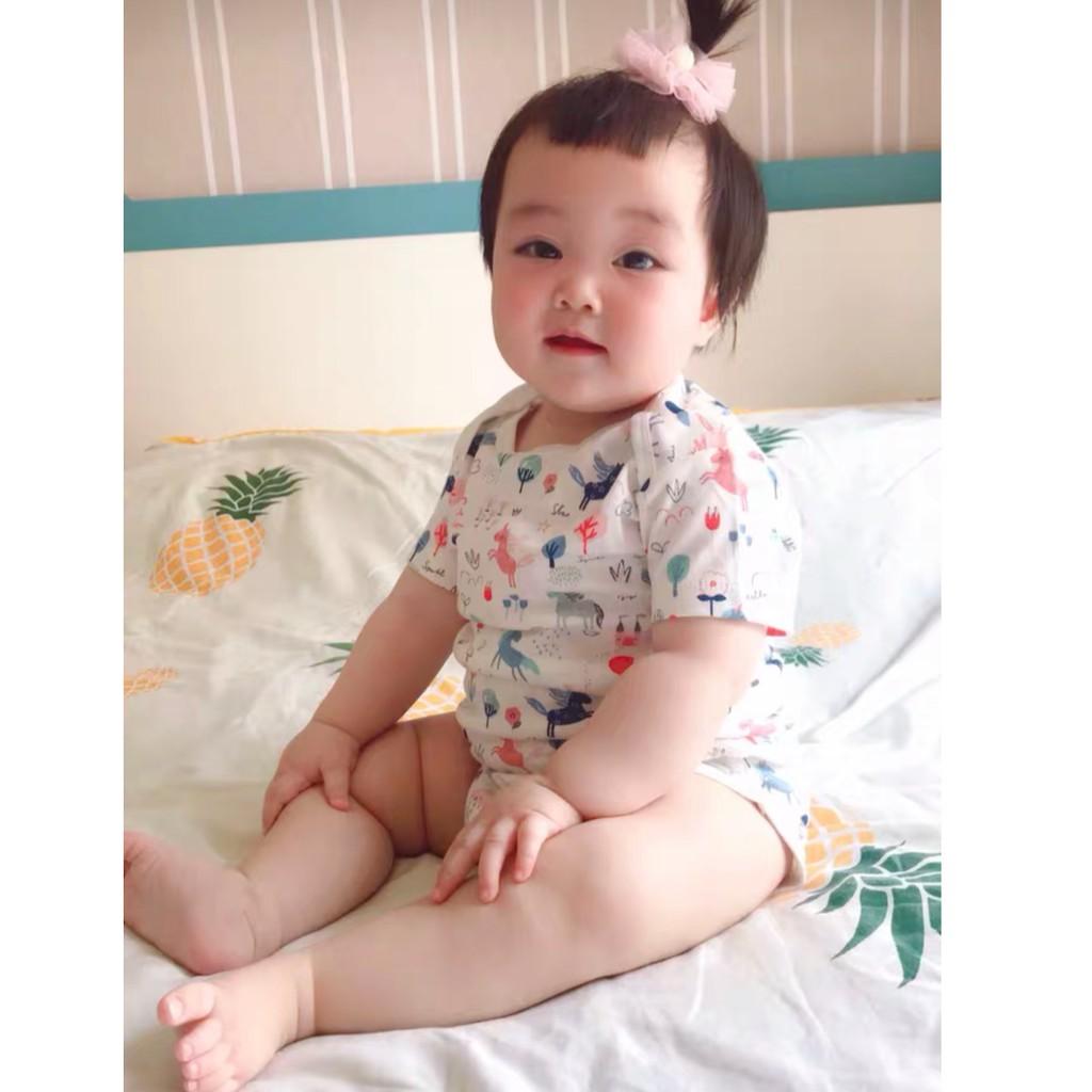 Bộ Bodysuit Cộc Tay Cho Bé Trai  Và Bé Gái 0-14kg Hàng Body; Bộ Bodysuit Cộc Tay Cho Bé Trai  Và Bé Gái TANOSA KID; Bộ Bodysuit Cộc Tay siêu kute 2021