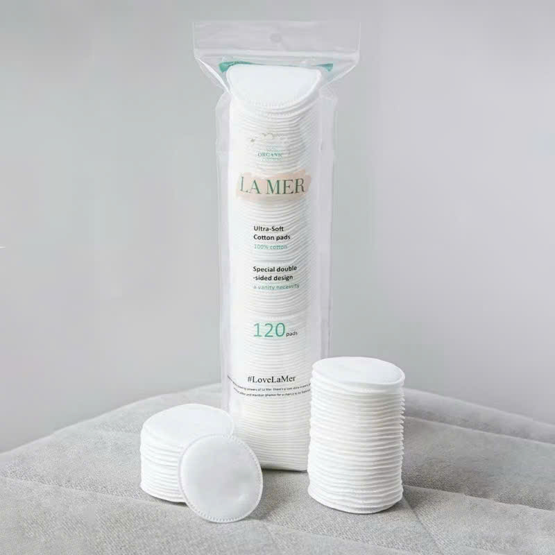 Bông Tẩy Trang La Mer Cotton Organic, 120 - 201 Miếng Mềm Mịn, An Toàn Cho Da - HÀNG CHÍNH HÃNG MINIIN