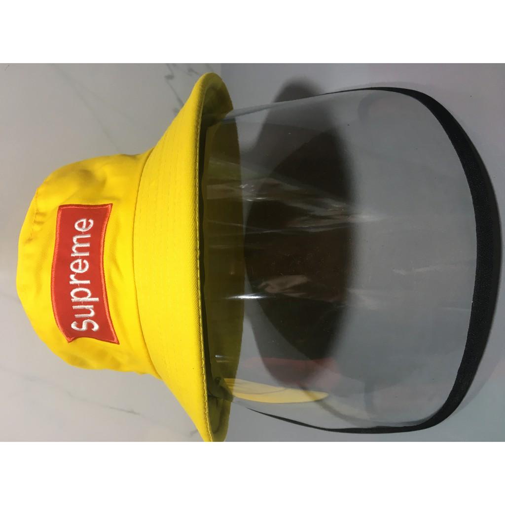 Mũ Nón chống bụi có kính bảo hộ, kính đi đường, kính che bụi có thể tháo rời kính,người lớn