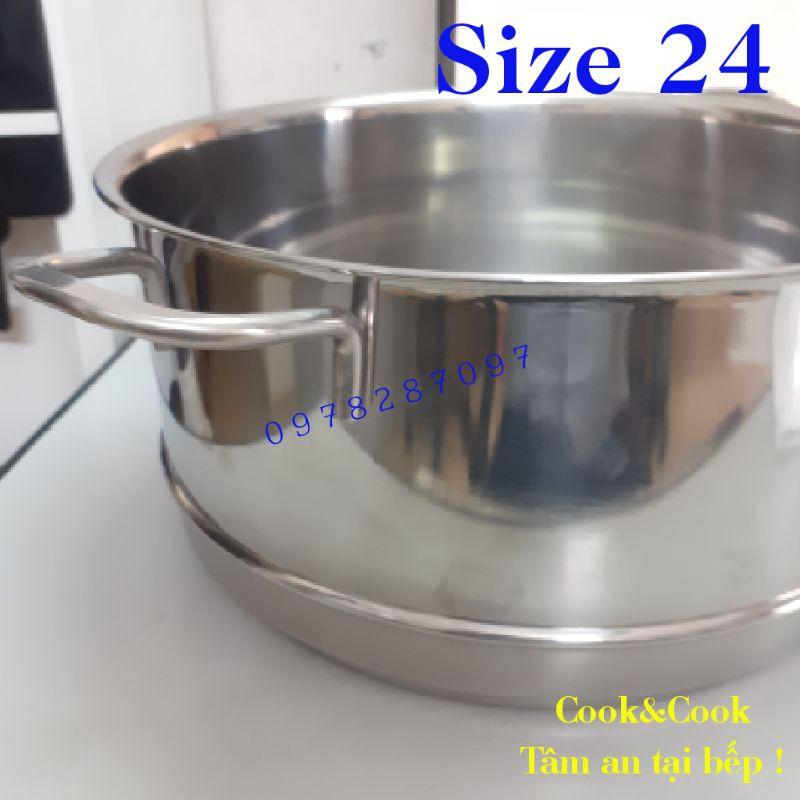 Ngăn xửng hấp inox size 24 cao cấp