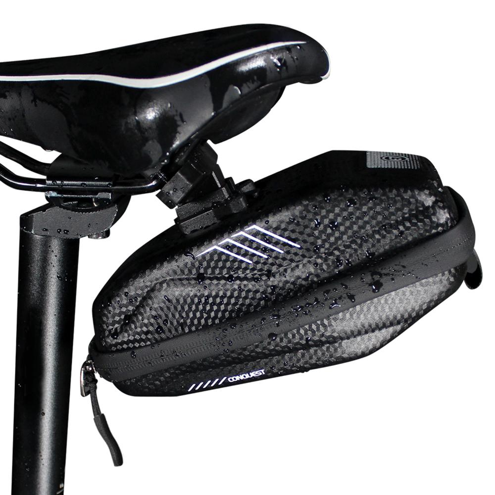 Túi đựng phụ kiện gắn dưới yên xe đạp có thể chứa được thiết bị, dụng cụ, nước 0,8 lít