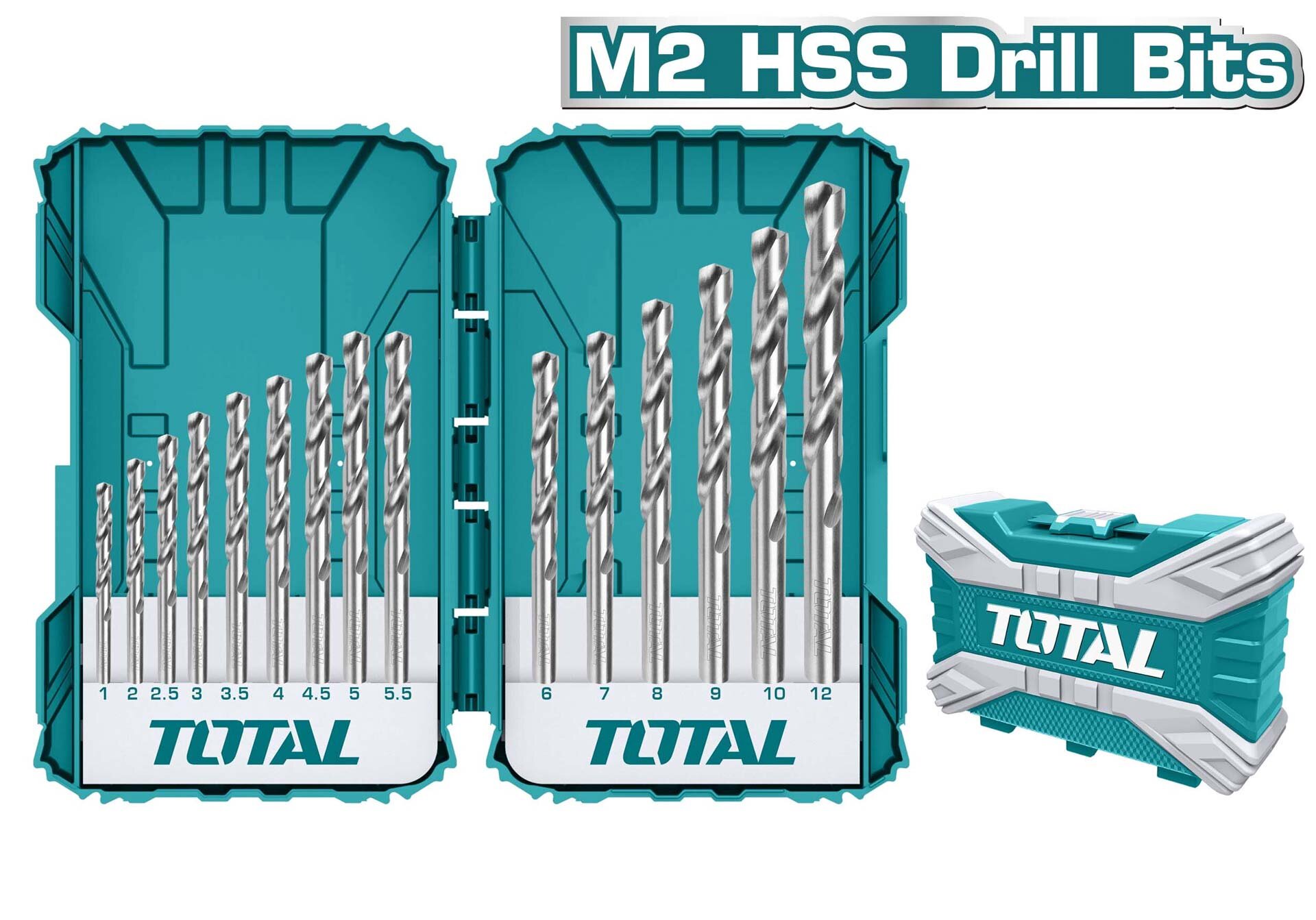 Bộ 15 mũi  khoan HSS M2 total TACSDL51502
