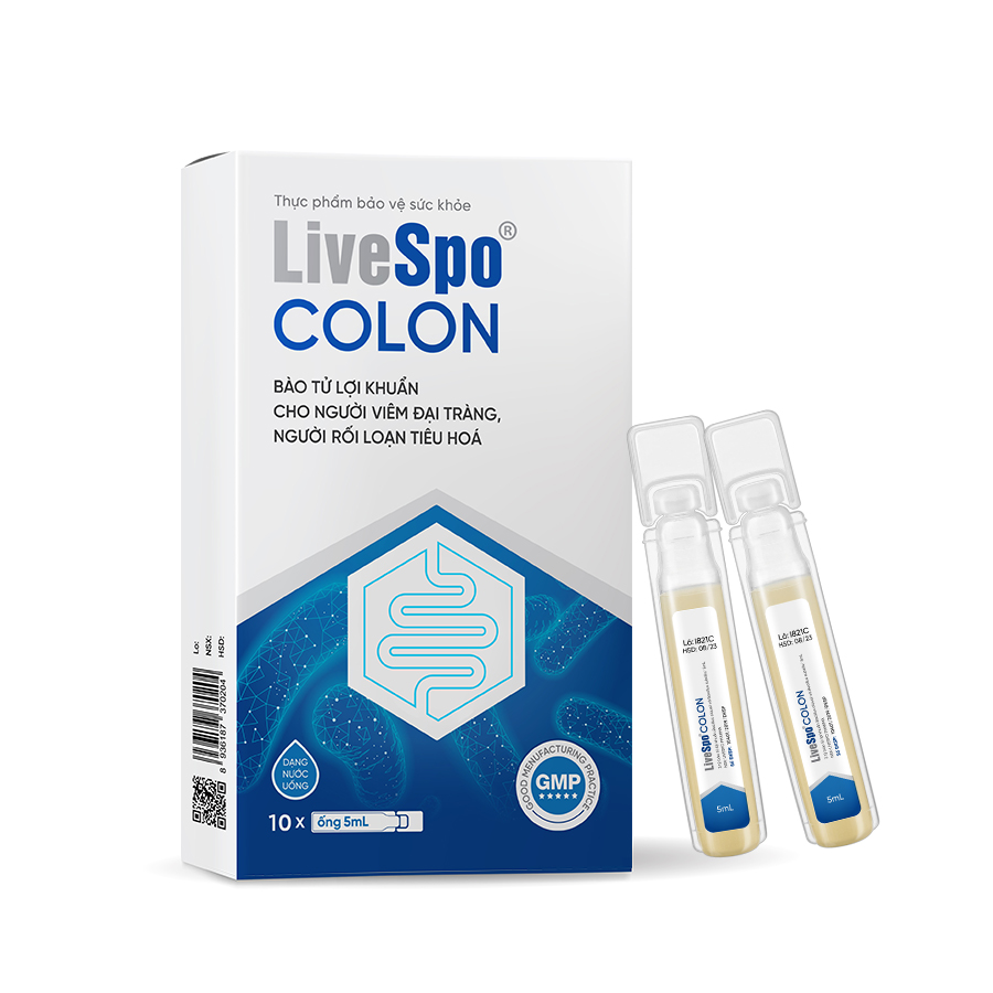 Men vi sinh LiveSpo Colon cho người viêm đại tràng, táo bón tiêu chảy