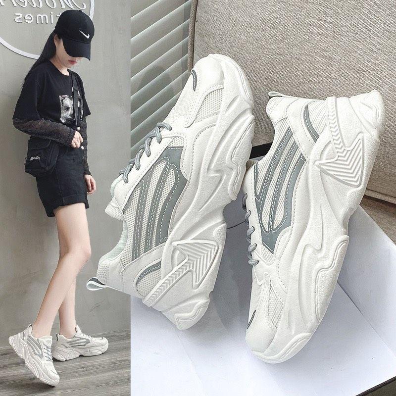 GIÀY THỂ THAO VẠCH KẺ PHẢN QUANG SIÊU XINH- 3P