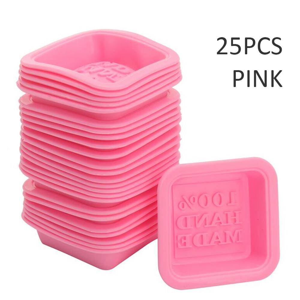 Bộ 25 chiếc khuôn làm bánh cupcake, Thiết kế hình 3D và làm bằng silicone an toàn