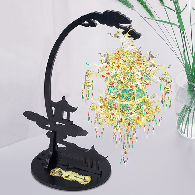 Mô hình thép 3D tự ráp mẫu đèn lồng hoàng gia