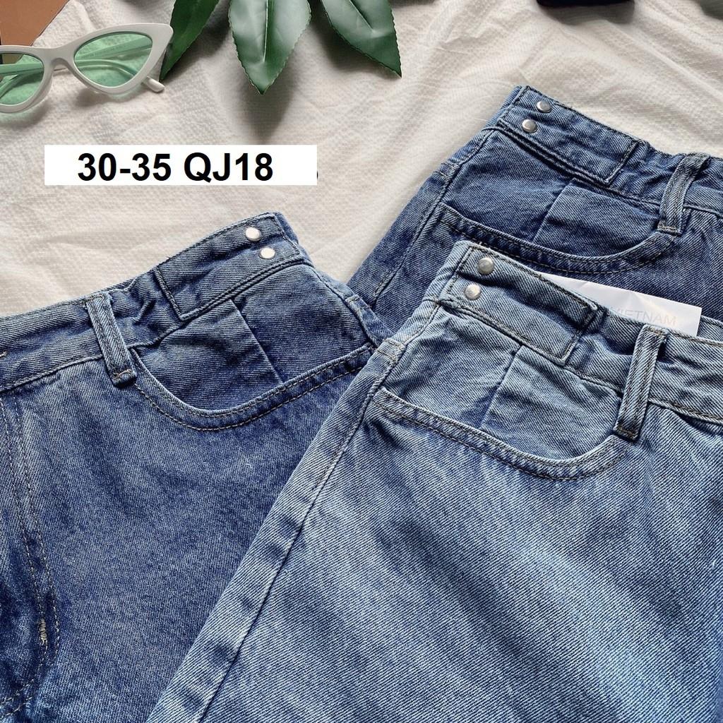 Quần jean ngố nữ bigsize chất form VNXK QJ18