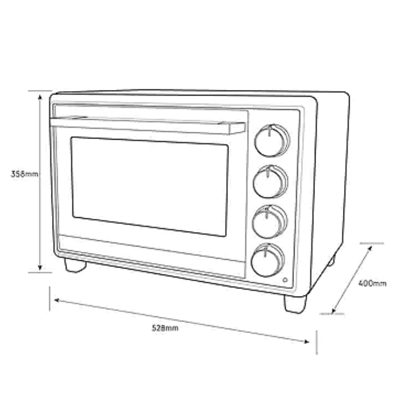 Lò Nướng Electrolux EOT3218XG - Hàng Chính Hãng