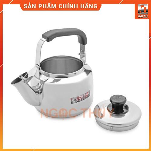 Ấm đun nước inox 304 Zebra có còi 2L5-3L5-4L5-5L5-7L5 chính hãng Thái Lan