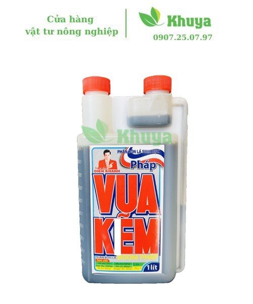 Phân bón lá DienKhanh Vua Kẽm 1 lít Tăng đậu trái - Chống khô bông