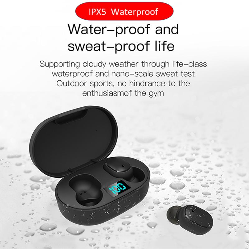 Thể Thao Mini Không Dây Bluetooth Tai Nghe HiFi Stereo Có Mic Tai Nghe Chụp Tai Chơi Game Điều Khiển Cảm Ứng Tự Động Ví Cầm Tay Chạy Blutooth