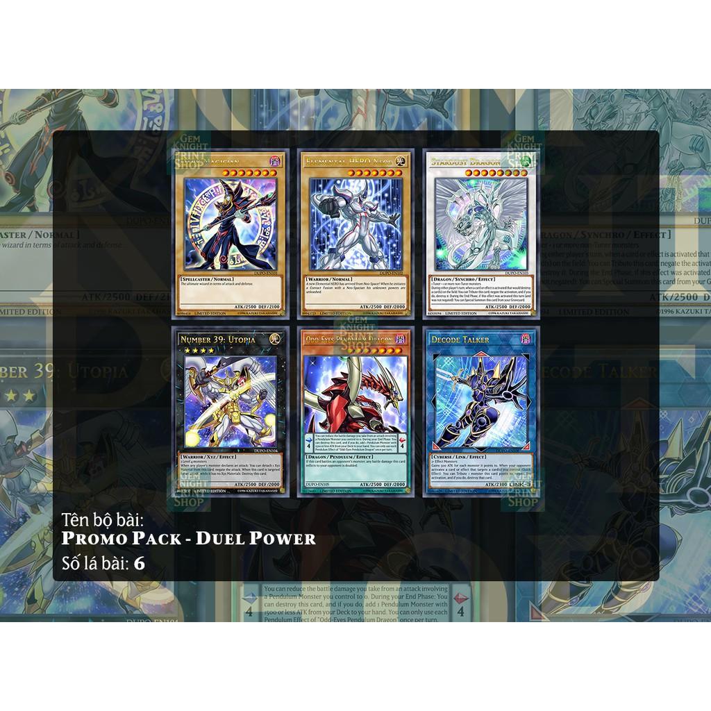 Bộ bài Yugioh - Promo Pack - Duel Power Ldễ thương