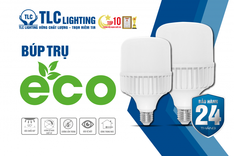 Đèn LED búp trụ ECO 50W - TLC Lighting