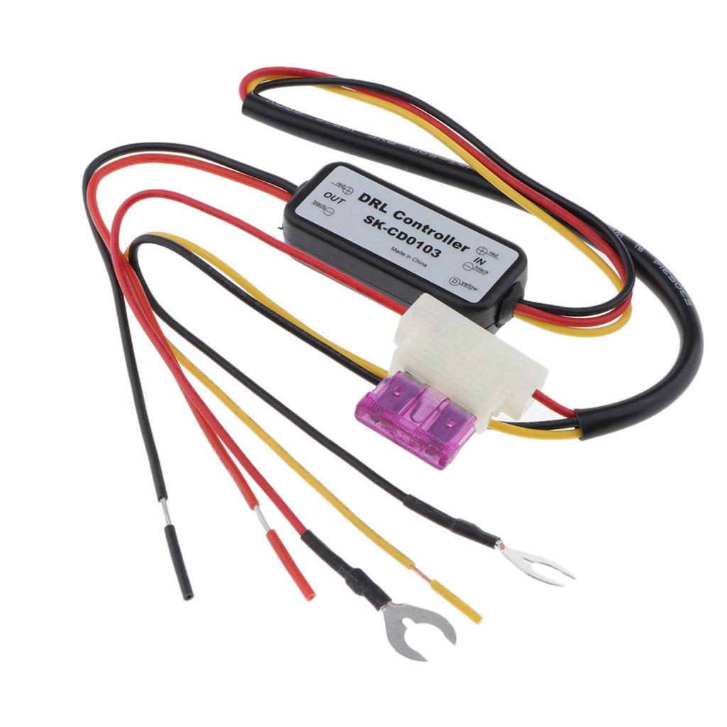 Car Daytime Running Light 12-18V 5A Auto DRL