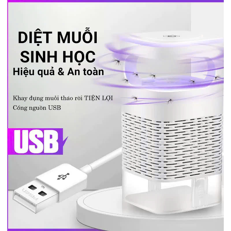 Máy Bắt Muỗi - Đèn Bắt Muỗi Kiêm Đèn Ngủ Loại Tốt – Diệt Côn Trùng Cực Hiệu Quả, Không Hóa Chất