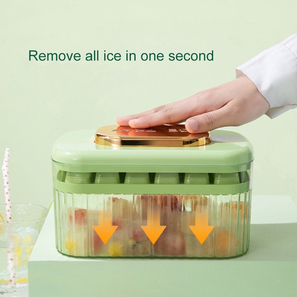 Hộp khay làm đá, ép lấy đá, đựng đá KACHEEG ICE TRAY cao cấp