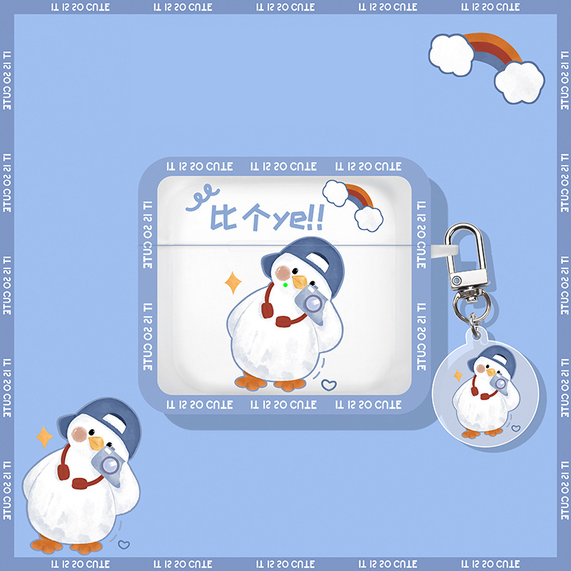 Case Ốp Bảo Vệ Vịt Cute Ducht Dành Cho Airpods 3 Airpods Pro Airpods 12 - Hàng Chính Hãng - Airpods Pro - Vịt Chụp Ảnh
