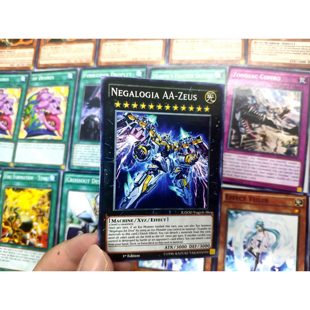 Bài Yugioh ️️ Thẻ bài Yugioh Zoodiac deck 54 lá