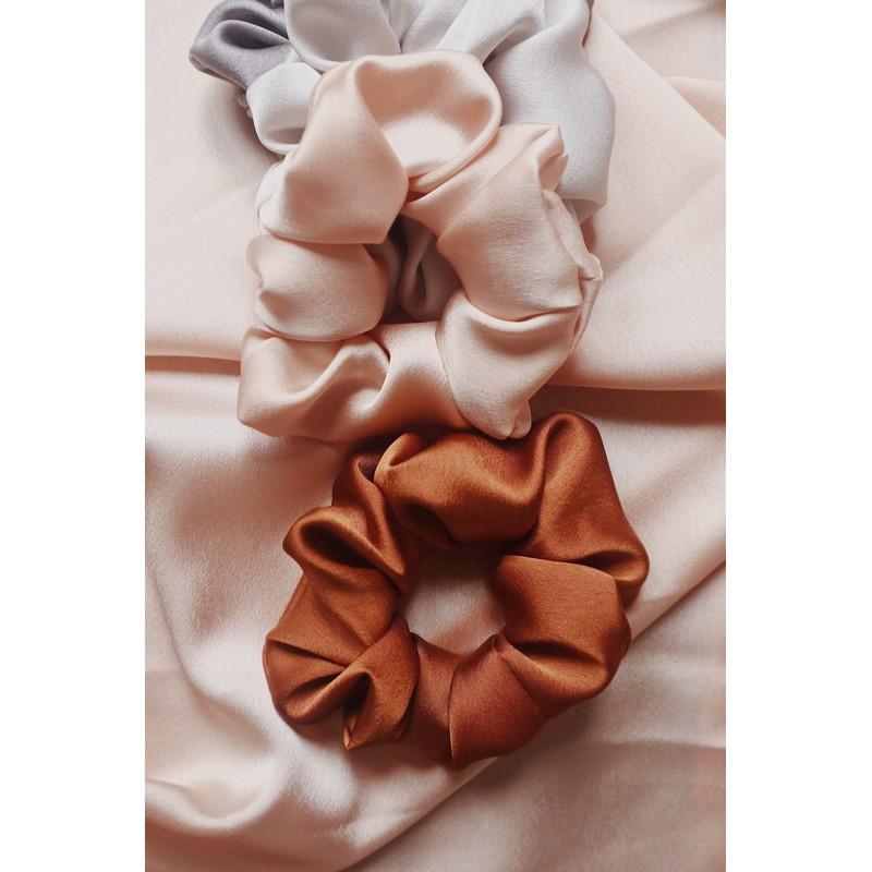 Dây cột tóc lụa scrunchies