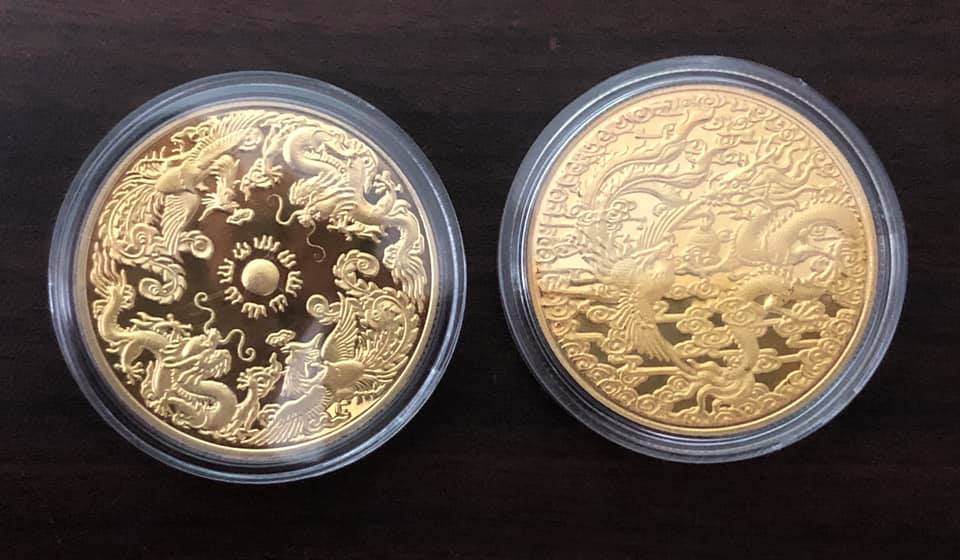 Xu Long Phụng sum vầy mang lại may mắn, tài lộc, có hộp bảo quản đi kèm
