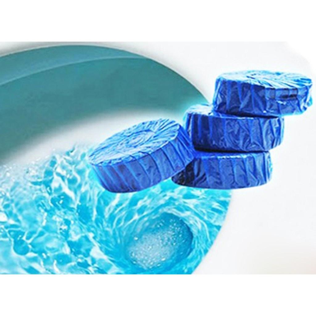 Viên Khử Mùi Tẩy Bồn Cầu Thế Hệ Mới 2X - Viên Thả Toilet Diệt Khuẩn, Tẩy Sạch Vệ Sinh Vết Bám Bẩn (10 viên