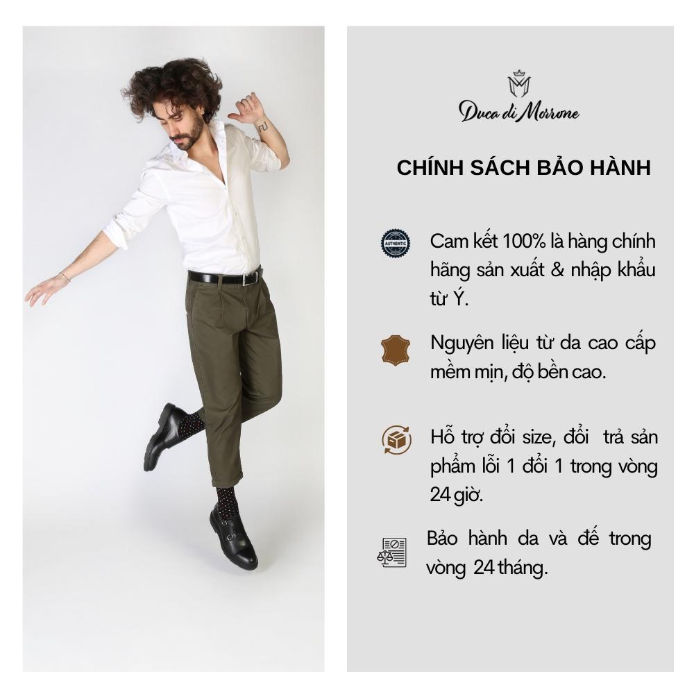 Giày Sneaker Nam DUCA DI MORRONE Họa Tiết Phong Cách Casual Năng Động Chất Liệu Da Cao Cấp Nhập Khẩu từ Ý