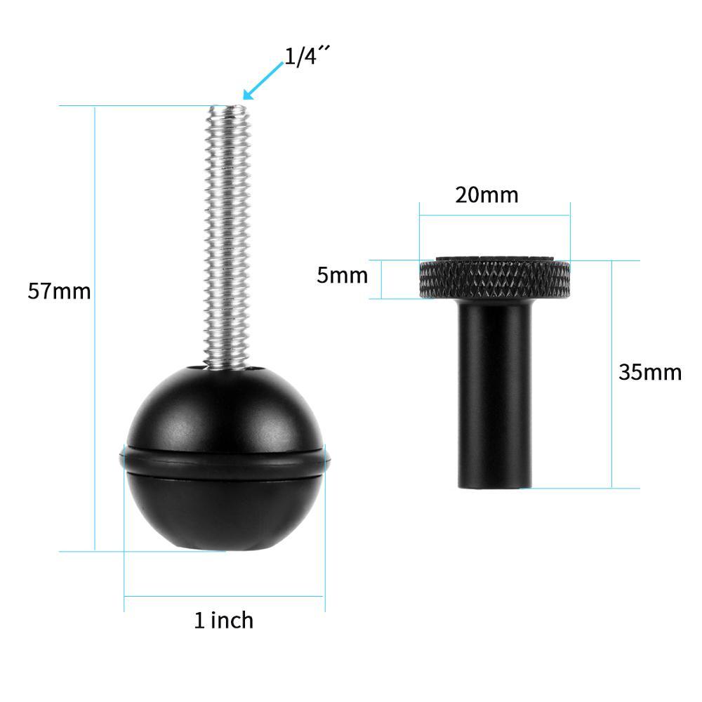 Bộ chuyển đổi cơ sở cố định đầu 1 "Bóng cho tay cầm khay lặn dưới nước
