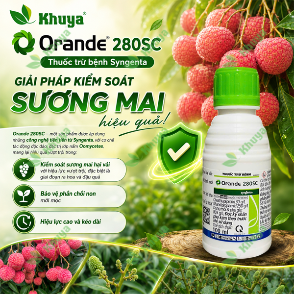 Thuốc trừ bệnh Syngenta Orande 280SC (chai 100ml) Chuyên gia Sương Mai