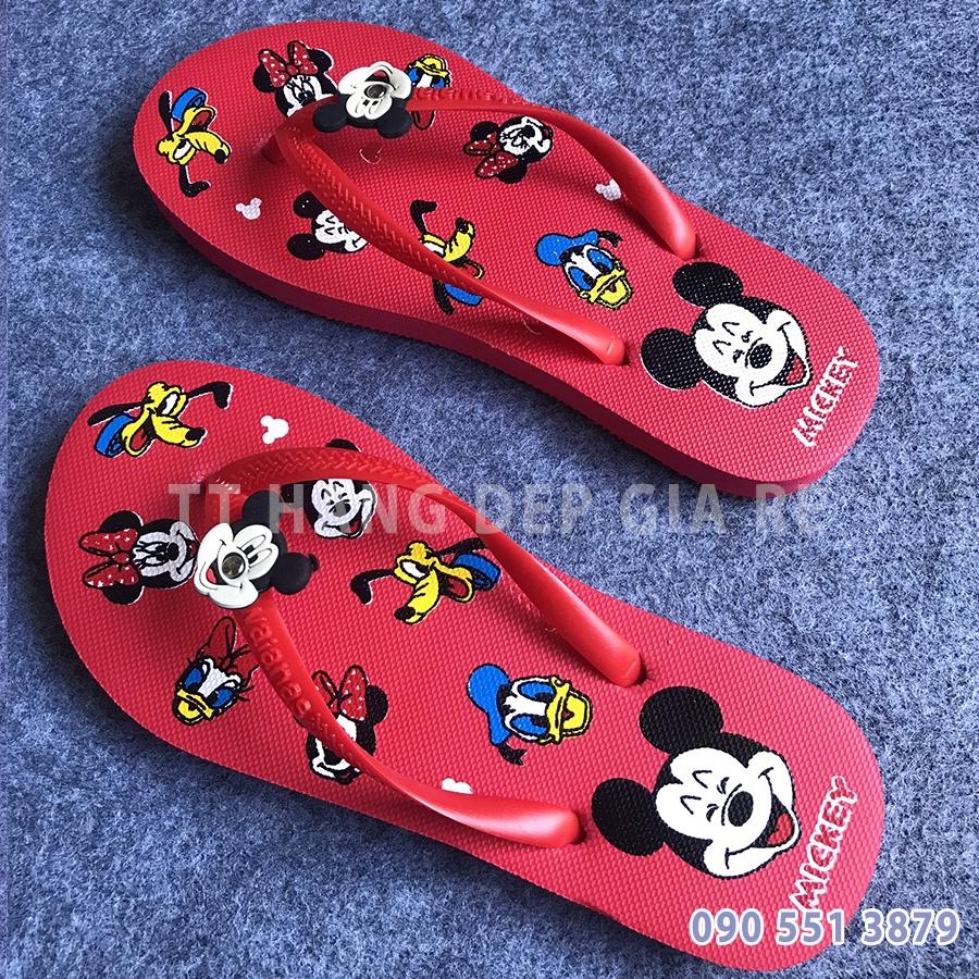 Dép quai kẹp nữ hình Mickey cute