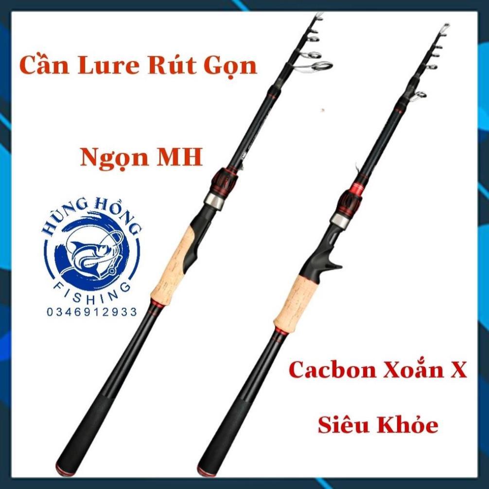 Cần Câu Lure Rút Gọn YERBOR Xoắn X Toàn Thân _ Đồ Câu Lure