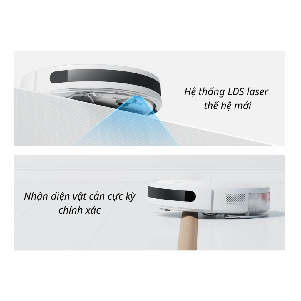 Robot Hút Bụi Lau Nhà Xiaomi Robot Vacuum E10 EU - Lực Hút 4000 Pa - Hàng Chính Hãng, Bảo Hành 12 Tháng