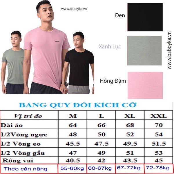 Áo thun nam cao cấp baboyka