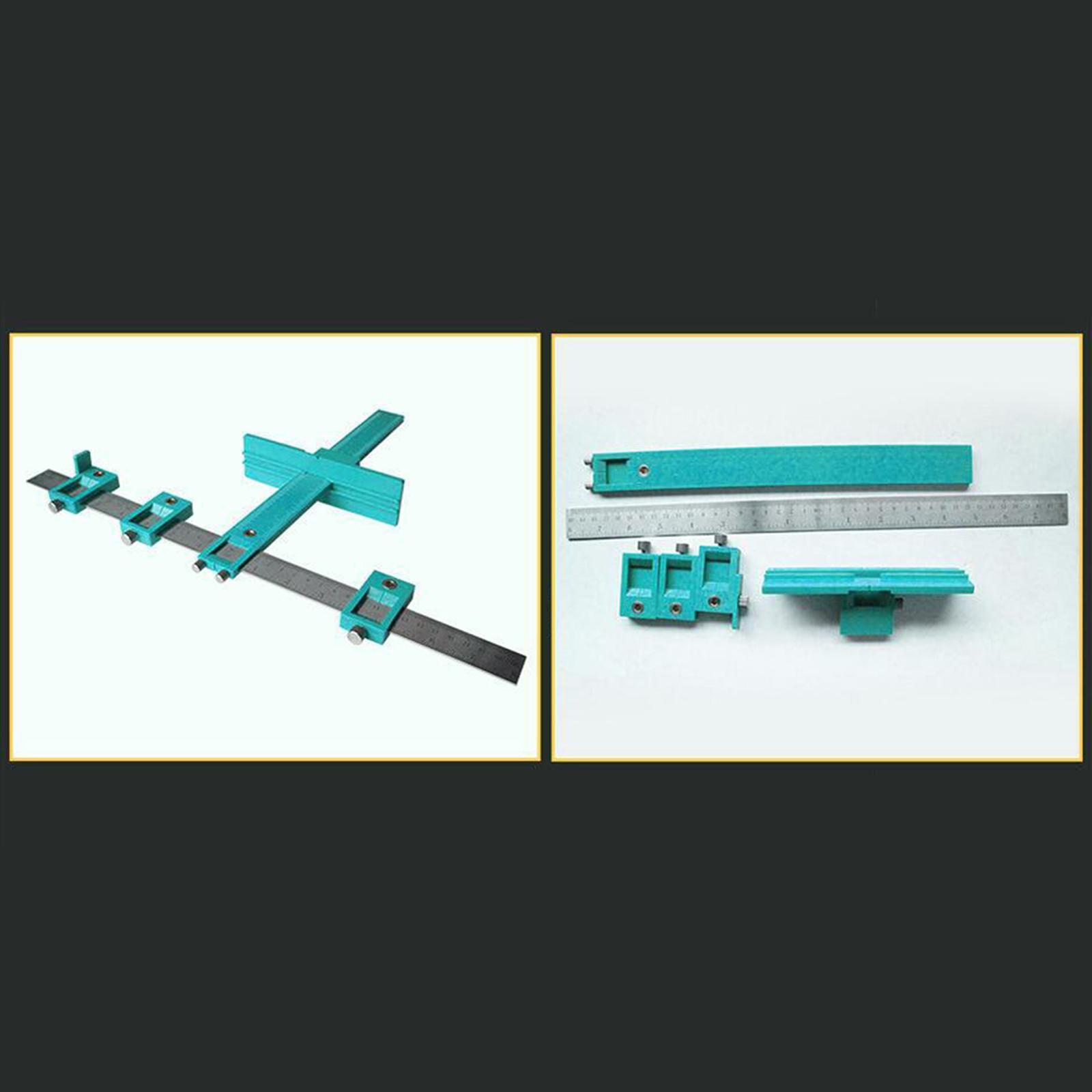 Hole Punch Jig Tool Bit Guide Cabinet Punch Locator DIY Door Drawer Type A