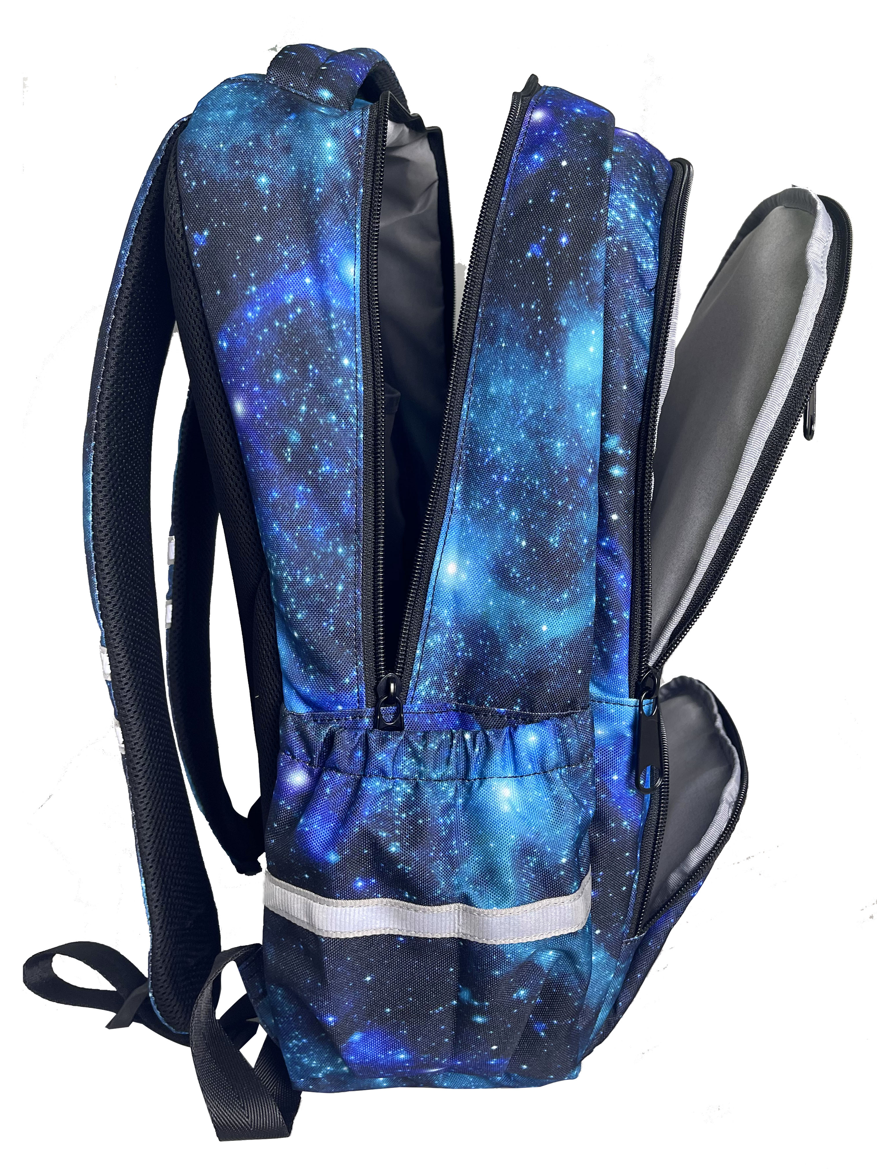 Balo Galaxy- Balo Cho Học Sinh, Sinh Viên Viền Dạ Quang, Nhiều Ngăn. Bảo Hành 1 Năm