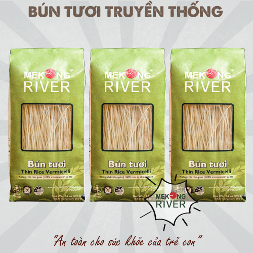 Combo 3 túi Bún Tươi MeKong River 300g