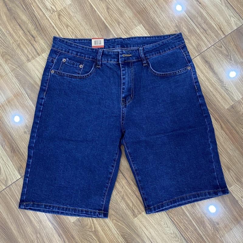 Quần Short Jean Nam Quần Sọt Rin Nam Co Giãn Bigsize Xanh Lịch Sự Thể Thao