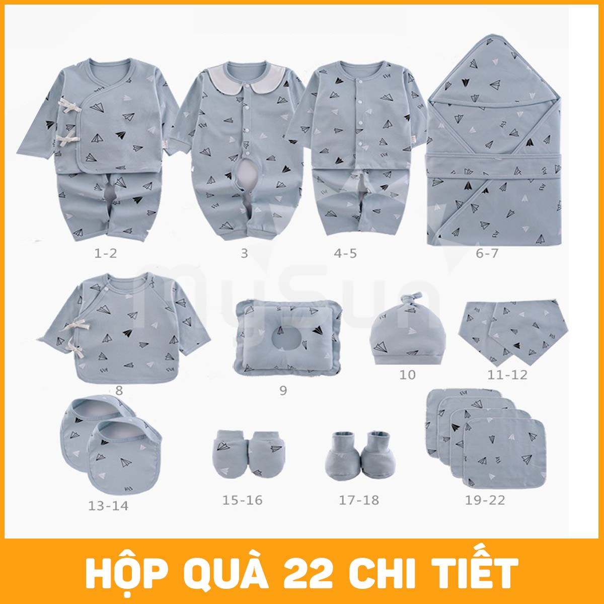 Set bộ đồ quần áo cho trẻ 1 2 3 tháng cao cấp mùa hè, đông -  quà tặng cho bé sơ sinh