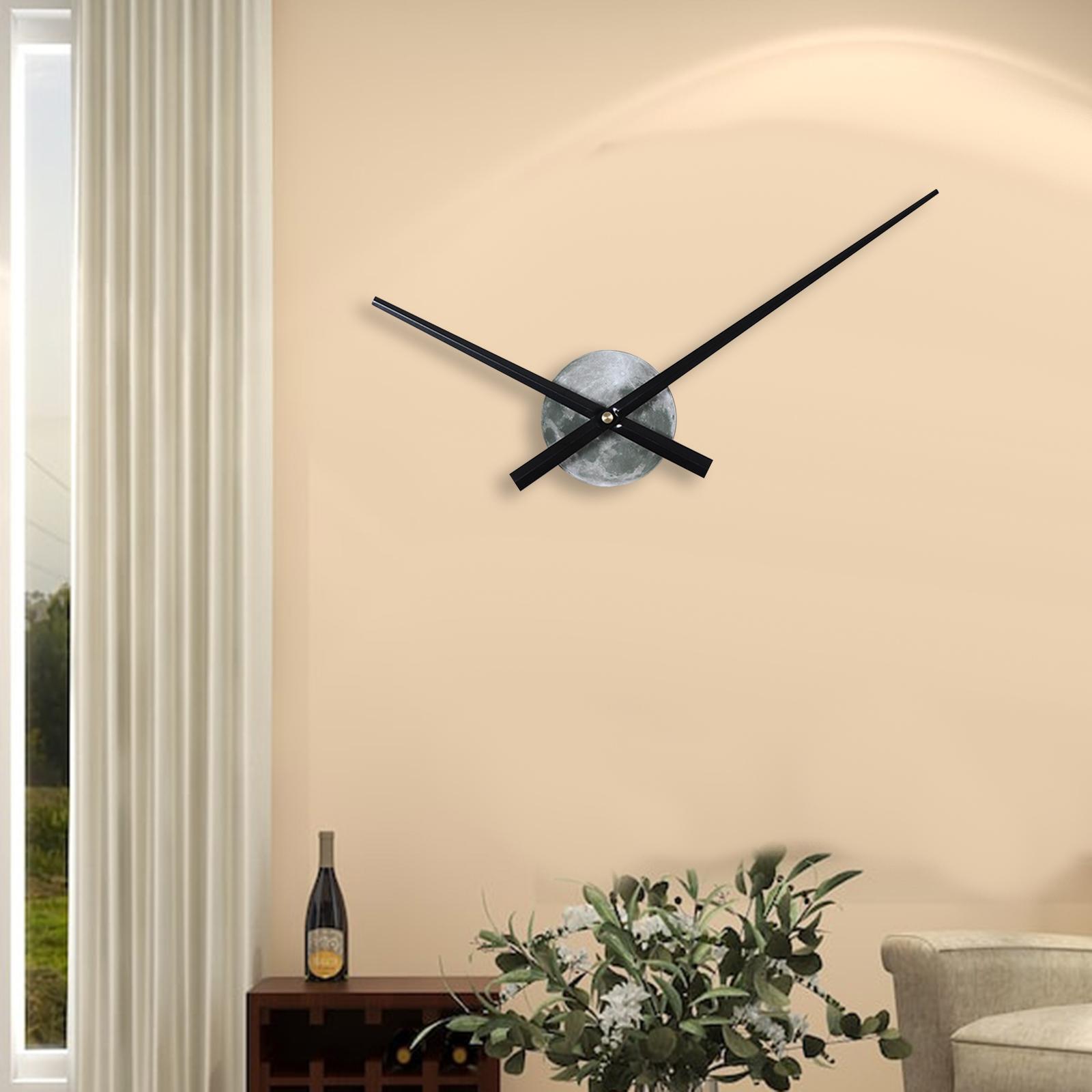 Modern Wall Clock Movement, Silent Non Ticking Hands Clock Hands Motor Kit Long Shaft for DIY Clock Replacement Fittings Repair Kit Parts