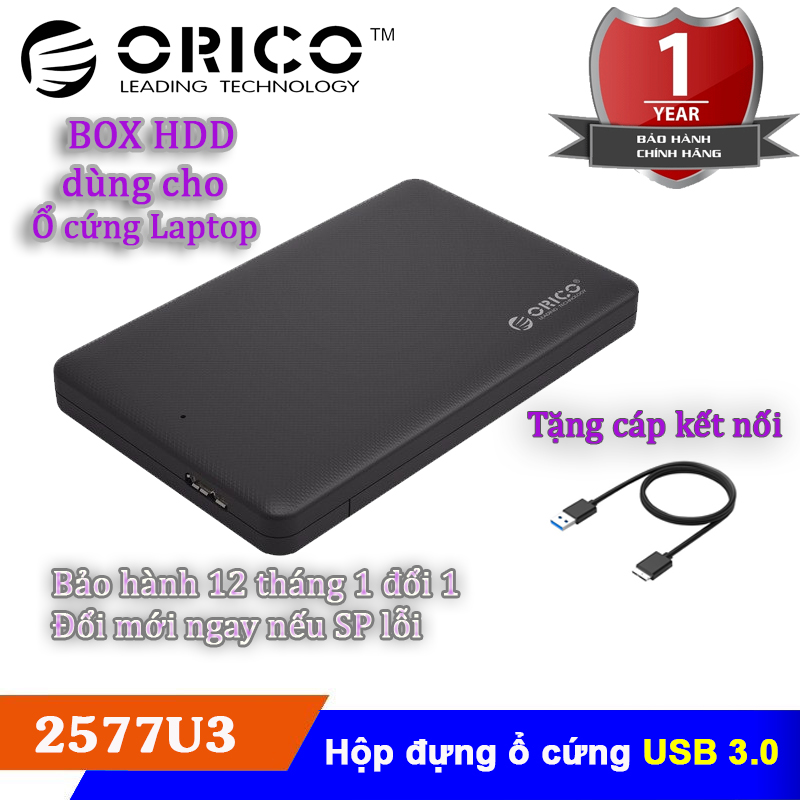 Hộp đựng ổ cứng Hdd box Orico 2577U3 - Hàng chính hãng