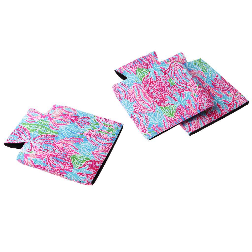 3pcs Neoprene Soda/ Beer Bottle Tin Can Cooler Chilling Sleeve Holder