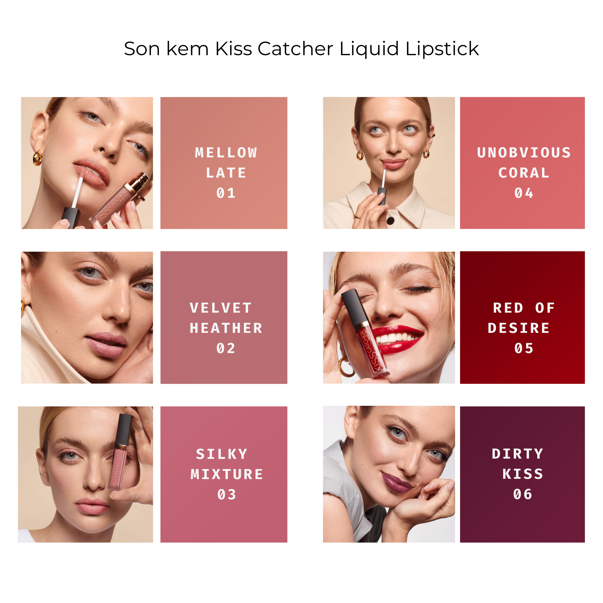 Son nước có dưỡng Kiss Catcher Liquid Lipstick 5.5ml INGLOT