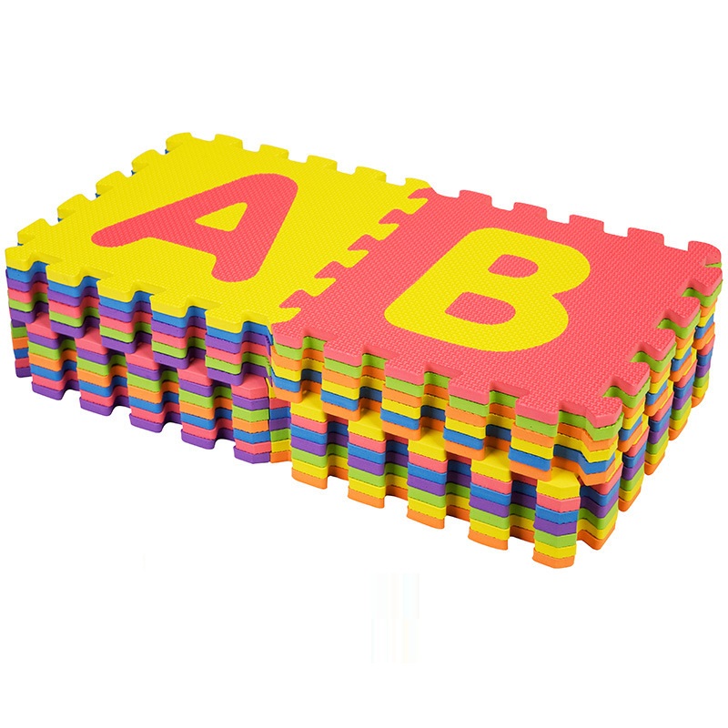 Bộ 26 miếng xốp size lớn,in hình bảng chữ cái từ A đến Z, chất liệu nhựa EVA chống trượt cho bé