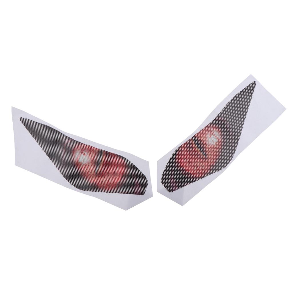 2 Pair Sport Motorcycle Headlight Sticker Decals For Kawasaki Ninja650