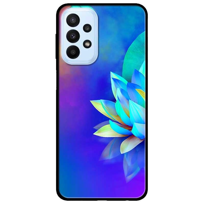 Ốp lưng dành cho Samsung A23 4G - A53 5G - A73 5G - Sen Xanh Tím