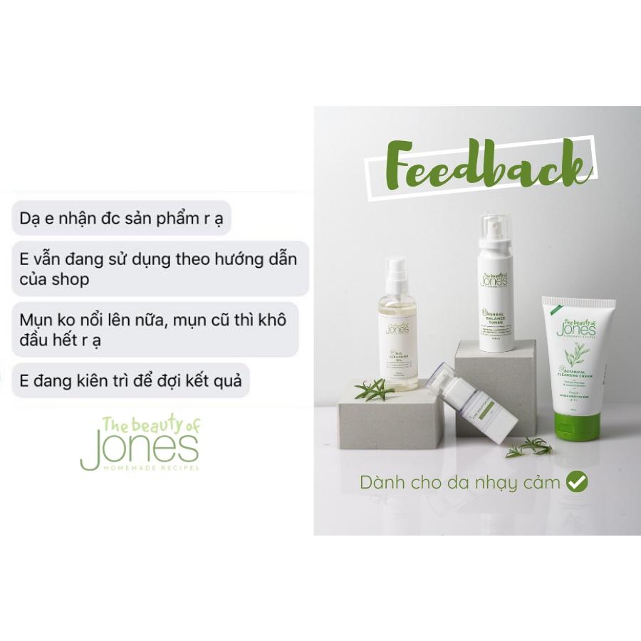 Serum siêu cấp ẩm sáng da dành cho mẹ bầu The Beauty of Jones 30ml, Sữa rửa mặt sample 20gr