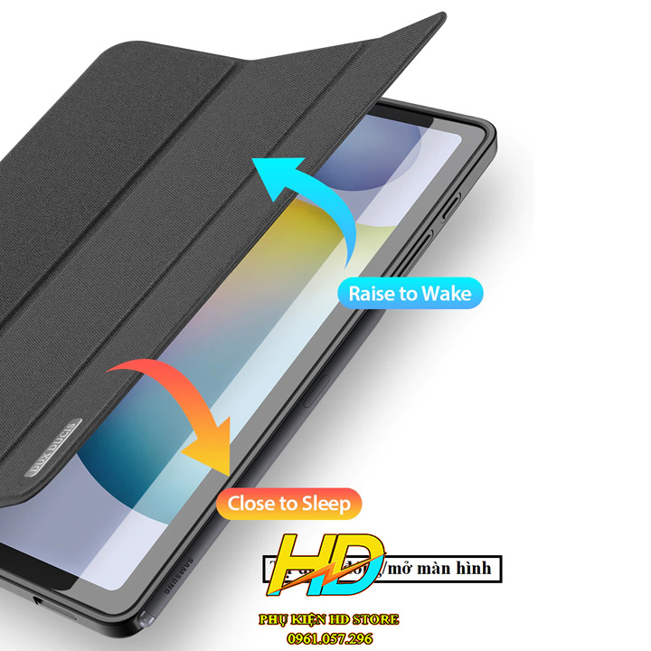 Bao Da Dành Cho SamSung Galaxy Tab S6 Lite P610/P615 Hiệu Dux Ducis DOMO Cao Cấp, Có Ngăn Đựng Bút Tiện Lợi - Hàng Chính Hãng