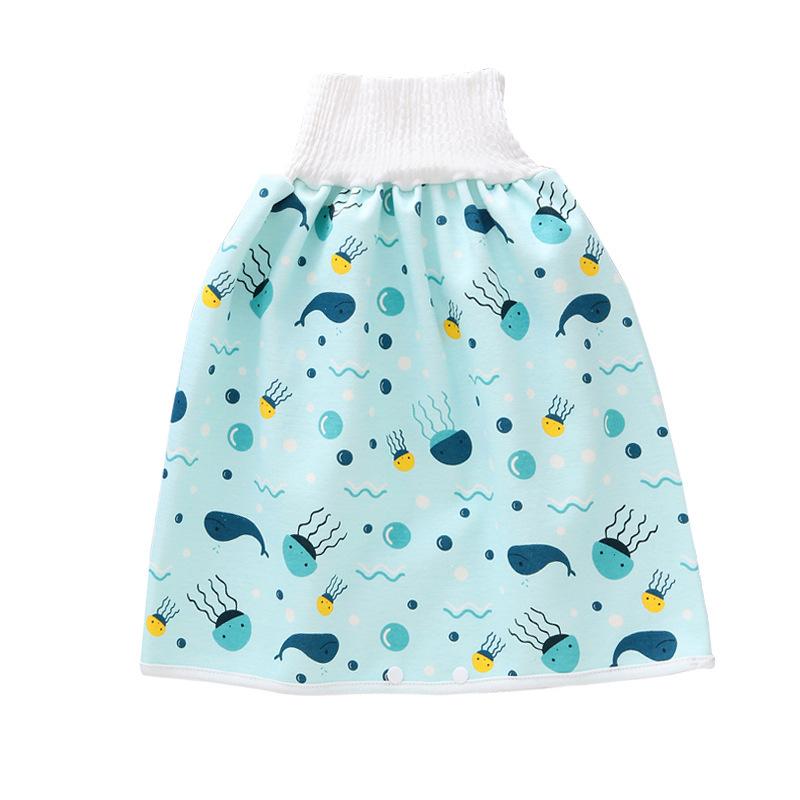Giường Thoải Mái Trẻ Em & Tã Người Lớn Váy Quần Cho Bé Mùa Hè Thấm Hút Quần Short Ngăn Ngừa Váy Thời Điểm Rò Rỉ Trải Thảm